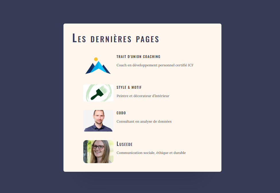 Plateforme de visibilité : mapage.luseede.com annuaire